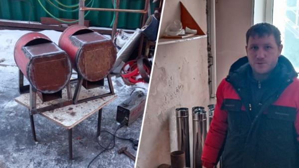 «Каждый в силах помочь»: житель Барнаула делает печи для нужд бойцов СВО
